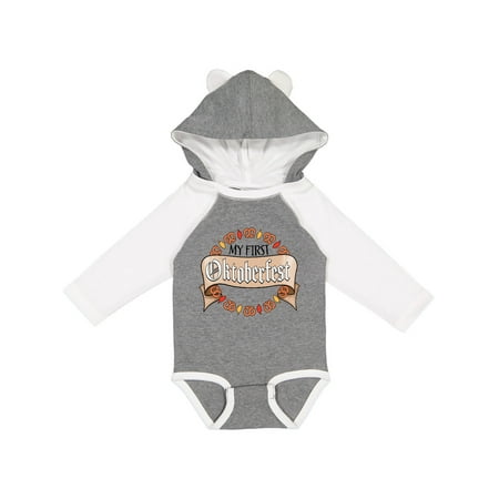 

Inktastic My First Oktoberfest Boys or Girls Long Sleeve Baby Bodysuit