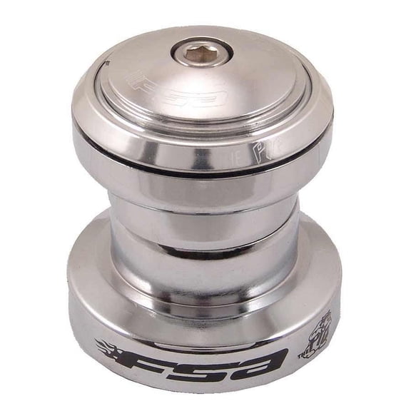Full Speed Ahead The Pig BMX Headset 1-1/8 Threadless Silver 28.6mm Steerer