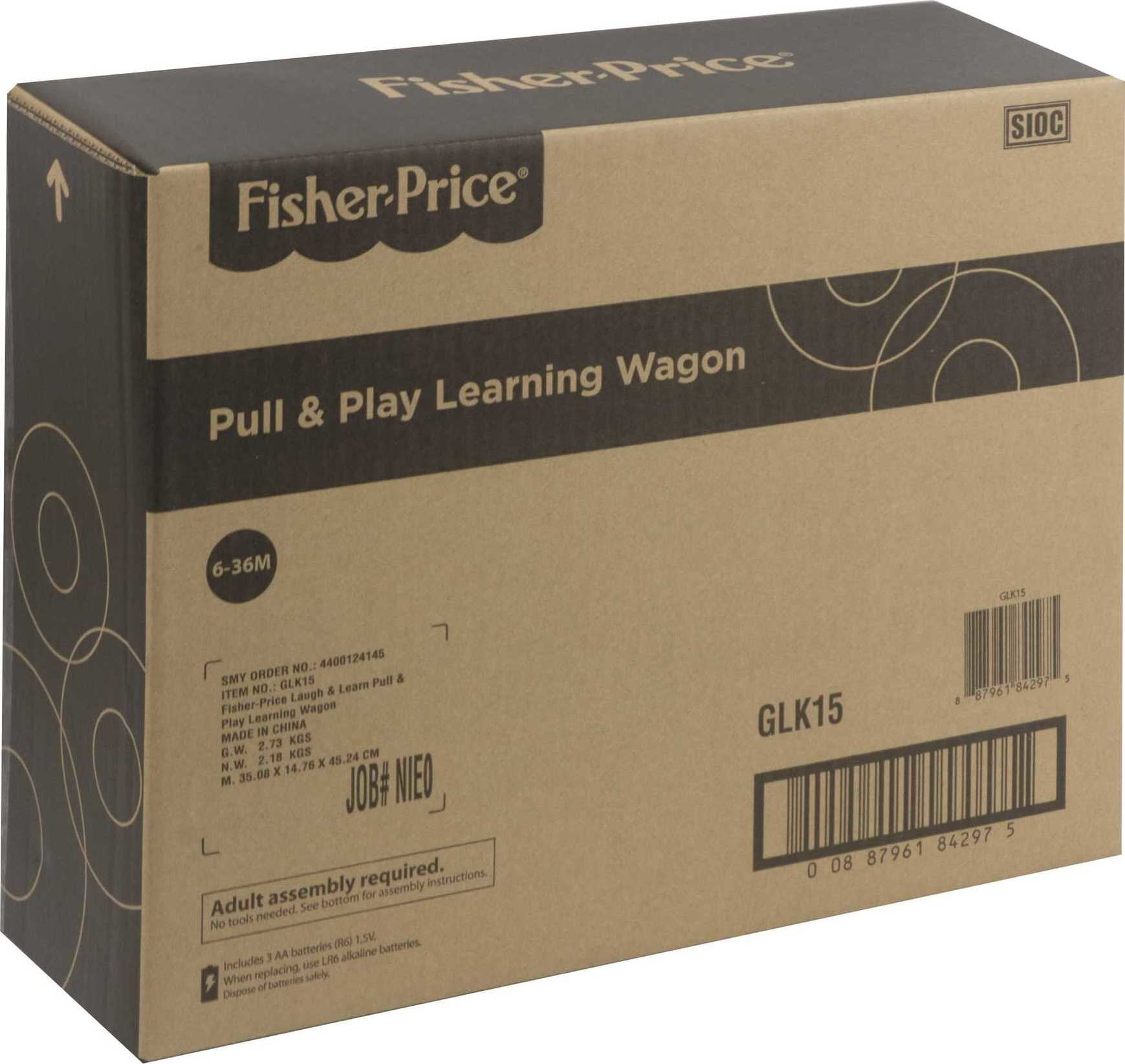 Fisher-Price Laugh & Learn Pull & Play Learning Wagon, Unisex 