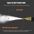 thumbnail image 3 of Feiniao Limpiador de Vapor Portátil 2500W, con 3 Cabezales de Cepillo y 1 Boquilla Curva, Máquina Limpiador de Vapor de Mano Alta Presion Alta Temperatura para Limpieza Cocina, Baño, Coche, Blanco, 3 of 5