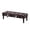 Black Santa Candy Cane, variant on HUIACONG Christmas Candy Cane Stripe Bow Print Dining Bench Slipcover, Stretchy Anti-Slip Soft Breathable Fabric, Universal Fit Washable Stain Resistant Furniture Protector
