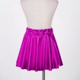 thumbnail image 4 of Haitryli Toddler Youth Girls Metallic Athletic Dance Skirt Pleated Mini Skirts High Waist Scooter Skater Skirt Skort Hot Pink 2-4, 4 of 7