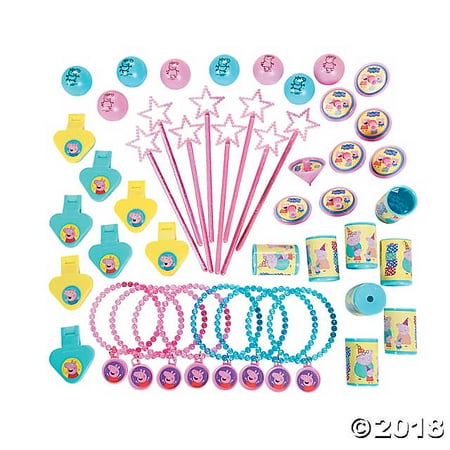 Peppa Pig Birthday Mega Mix Value Favors Pack Party Decorations