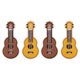 thumbnail image 1 of 4pcs Bordado Ukulele Broche Ropa decorativa Pin Pin Ropa Accesorios, 1 of 5