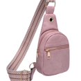 thumbnail image 4 of Bag Women Crossbody Backpack Chest Bag Adjustable Shoulder Strap Versatile Pink, 4 of 8