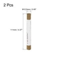 thumbnail image 2 of Uxcell Wood Wax Filler Stick, Furniture Repairing Crayon Touch Up Pen 2 Packs, Deep Camel, 2 of 6