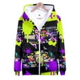 thumbnail image 2 of MNHFKGP Splatoon 3D Merch Harajuku Zipper hoodie Women/Men Zipper hoodie Sweatshirt, 2 of 3