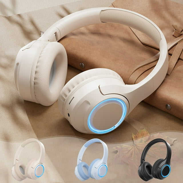 Xihbxyly Especiales Del Día Deslumbrantes Auriculares Bluetooth con Radio Universal para Juegos