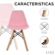 thumbnail image 5 of Set de 2 sillas Infantiles Baby Gaon Diseño Eames Etapa preescolar rosa, 5 of 9