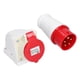 thumbnail image 2 of Conector de enchufe industrial, 2 piezas, 16 A, potencia duradera, conector circular industrial, conector de enchufe industrial, calidad inigualable, 2 of 8