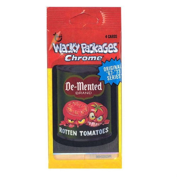 New Topps Wacky Packages Chrome Series 1 - PACK (4 Cards)