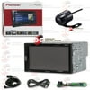 Pioneer 2DIN AVH-310EX 6.8 DVD CD stereo Bluetooth Android & iPhone Compatible with DiscountCentralOnline SC09 Waterproof Nightvision back-up camera