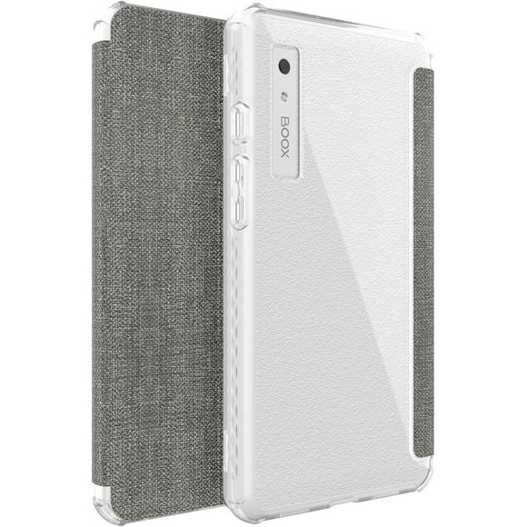 TUDIA SKN FLIP for Onyx Boox Palma Case Auto Wake/Sleep Technology - Clear Grey
