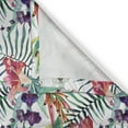 thumbnail image 4 of Ambesonne Colorful Valance Pack of 2, Tropical Orchids, 42"X18", Multicolor, 4 of 5
