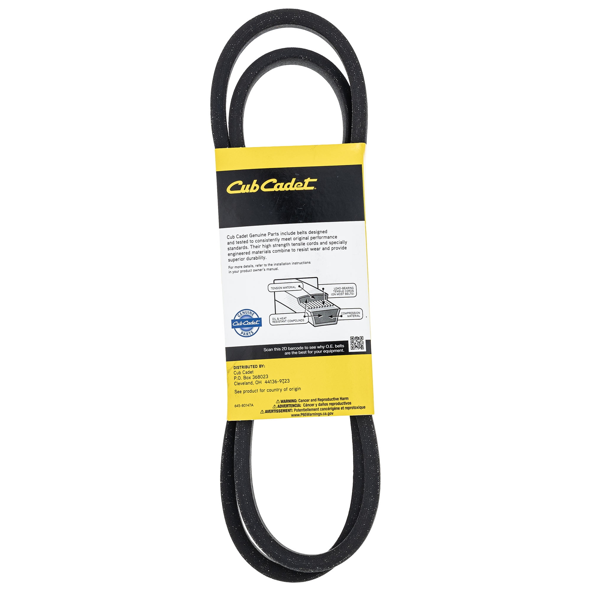 CUB CADET 01008349P Belt Hydro A Sec Z Force Tank 42 44 48