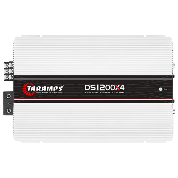 Taramps DS 1200X4 2 Ohm 1200 Watt RMS 4 Channel Class D Car Audio Amplifier