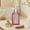 Pink, variant on Refillable Glass Soap Dispenser Pump, Leak-Proof Bathroom Hand Soap Dispenser Bottle, Reusable Liquid Container for Shower Gel, Lotion, Shampoo, Kitchen and Sink Counter Organizer