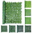 thumbnail image 2 of Artificial Hedge Ivy Leaf Garden Fence Roll Privacy Screen Balcony Wall Cover, 2 of 6