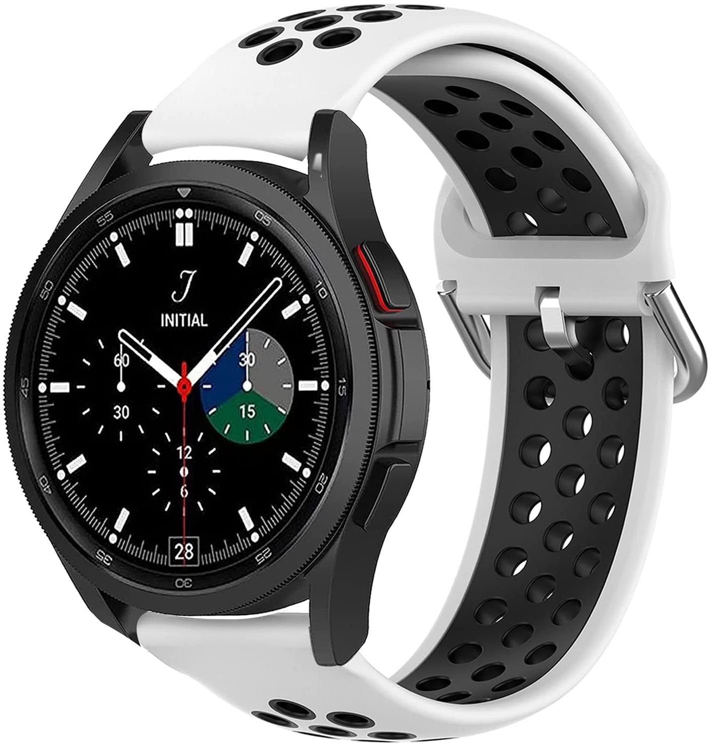 Samsung Galaxy Watch 4/Active 2 40mm 44mm Watch Bands,20mm Soft