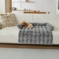 thumbnail image 4 of Washable Pet Sofa Protector Cozy Calming Mat for Dogs and Cats Soft Fuzzy Couch Cover Furniture Protector Blanket Bed for Puppy Bunny, 4 of 8