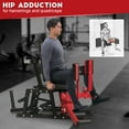 Syedee Hip Abductor Machine, PlateLoaded Inner and Outer Thigh Machine