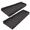 Brown-2, variant on 2 Brown Rubber Downspout Splash Block Rain Gutter Drain Trays