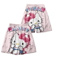thumbnail image 2 of 3D New HelloKitty Sanrio Hello Kitty Shorts Printed Sports Quick Dry Thin Loose Beach Pants, 2 of 5