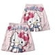 thumbnail image 2 of 3D New HelloKitty Sanrio Hello Kitty Shorts Printed Sports Quick Dry Thin Loose Beach Pants, 2 of 5