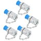 thumbnail image 3 of 5Pcs PT/PPTNPT1/4 Hydraulic Testing Adapter Pressure Measuring Connectors, 3 of 5