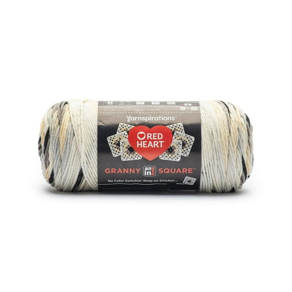 Red Heart® All In One Granny Square™ #4 Worsted (Medium) Acrylic Yarn 8.8oz/250g 417 Yards