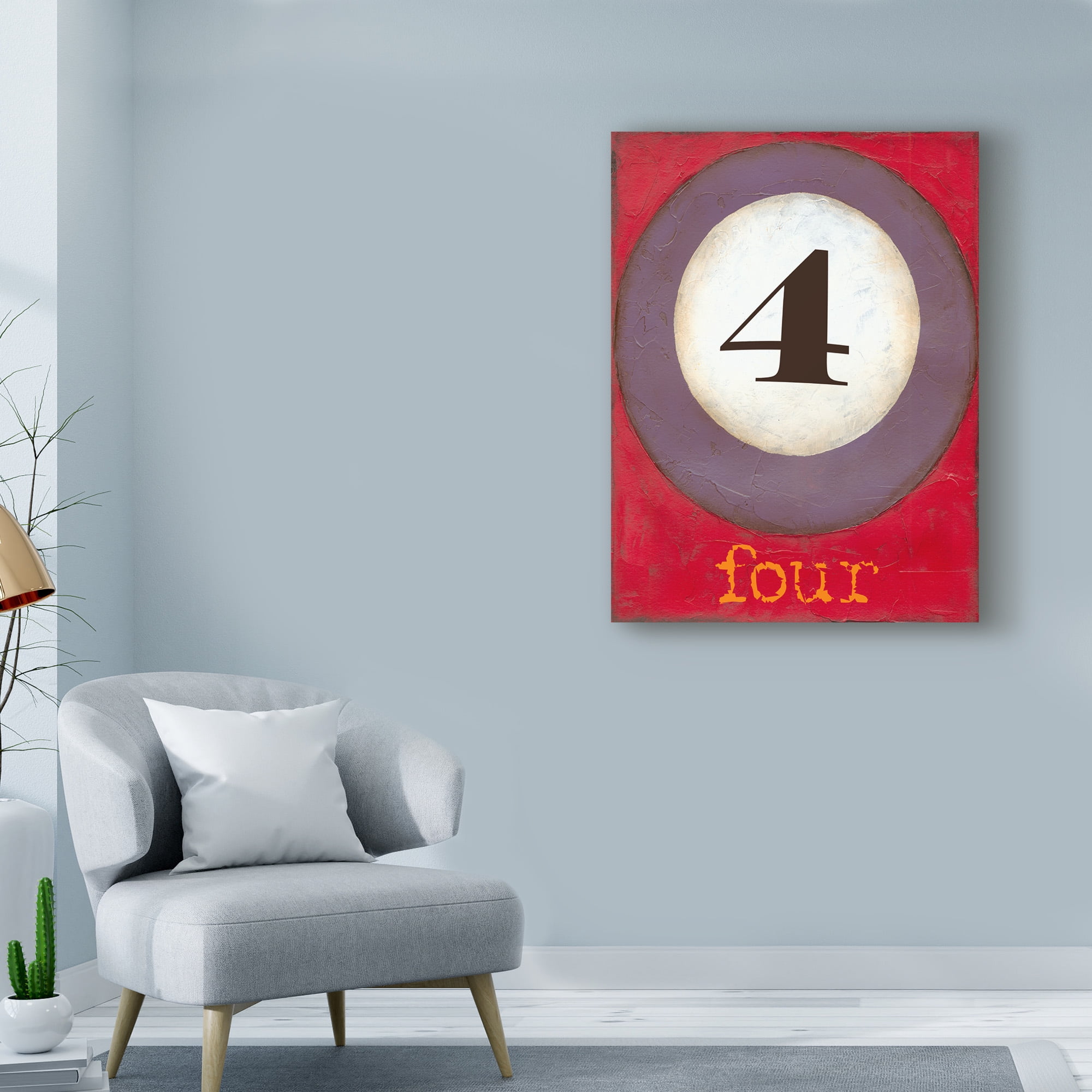 Trademark Fine Art 'Graphic Pool IV' Canvas Art by Jennifer Goldberger
