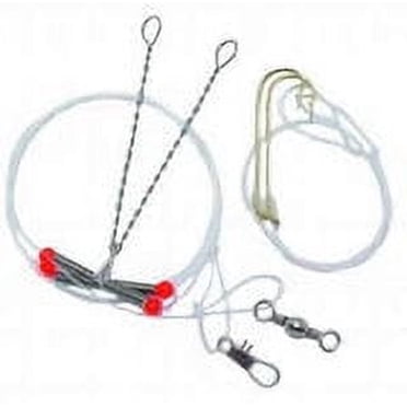 K&E Tackle Perch and Crappie Metal Arm Fishing Rig Size 4 - Mono
