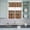 Light Beige Dark Orange Orange, variant on 3 Piece Kitchen Curtains and Valances Set Burnt Orange Green Cafe Curtains 24 Inch Length Vintage Abstract Flowers Valance & Tier Curtain for Living Room Bedroom Small Window 54"x18" 27"x24"*2