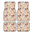 thumbnail image 1 of Fotbe Tropical Beach Sea Shell Juego de 4 Tapetes para Auto con Estampado – Alfombrillas de Goma Reforzada, Diseño Antideslizante, Protección para Todo el Año – Vehículos, Autos, Camionetas y SUVs, 1 of 7