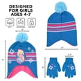 thumbnail image 4 of Disney Kids Winter Hat, Kids Gloves or Toddler Mittens, Frozen Elsa and Anna Baby Beanie for Girl Ages 4-7, 4 of 7
