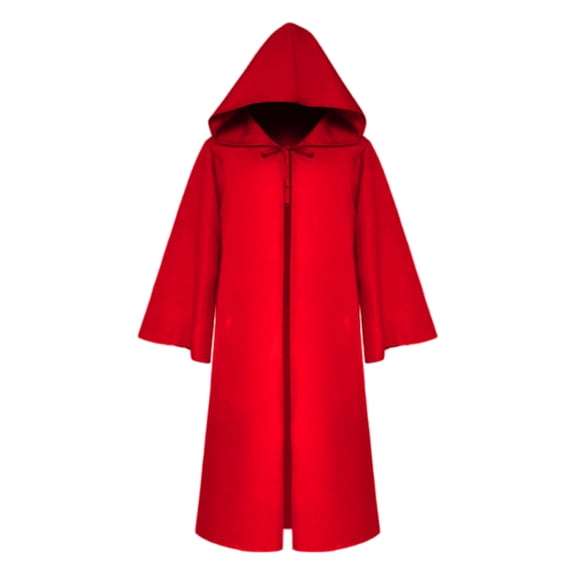 Hurxie Mens Adult Robe Hooded Cloak Halloween Christmas Party Cosplay Costume Vampire Tunic Hooded Uniform