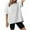 White, variant on Diufon Oversized T Shirts for Women Short Sleeve Crewneck Summer Casual Tops Lightweight High Low Loose Blouse