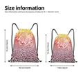 thumbnail image 2 of Sikiie Leopard Skins And Heads Drawstring Backpack Drawstring Bags, Draw String Back Bag for Sports, Gym, Travel, Swimming, Beach-Small, 2 of 6