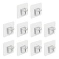 thumbnail image 4 of 10pcs Shelf Support Adhesive Pegs Plastic Cabinet Shelf Clips Shelf Support Pegs, 4 of 8