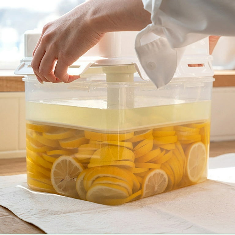 5L Press-type Pickle Jar Household Food-grade Plastic Pickle Jar