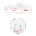 thumbnail image 5 of ROZYARD Motorcycle Kickstand Pad Universal Footrest Pad Side Bracket Plate Extension Pad Kickstand Plate for Motorcycle, 5 of 15