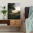 thumbnail image 5 of Qisvanset 12x16 Inch Blue Poison Dart Frog & Hibiscus Canvas Print Wall Art, 5 of 5