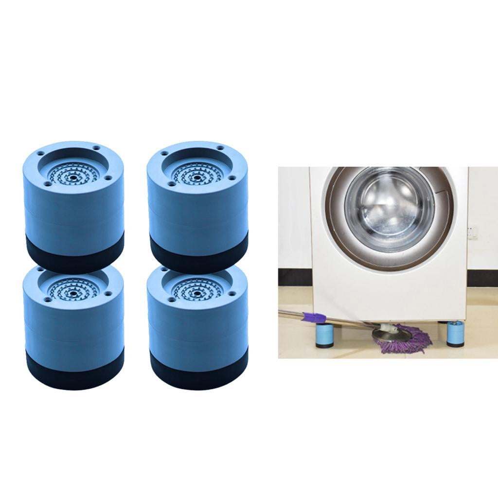 WLPZXP 4Pc Anti Vibration Pads Washer & Dryer Pedestals Fit All Machines Protects Floor Blue 6cm