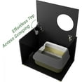 thumbnail image 3 of SSyao Modern Cat Litter Box Enclosure Furniture as End Side Table, Stackable Litter Box Furniture-Top Entry-Black, 3 of 9