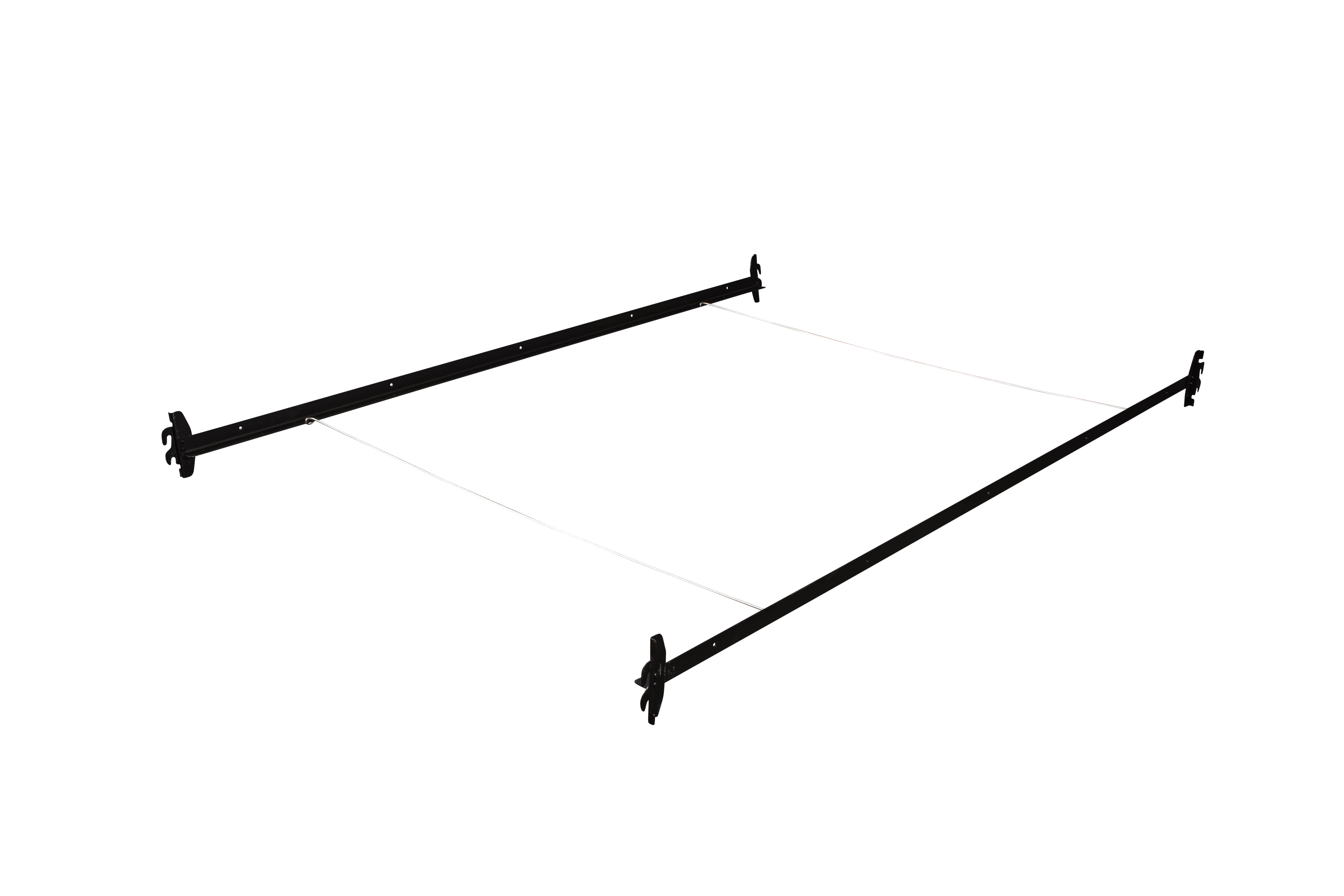 twin bed rails with hooks