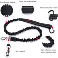 thumbnail image 4 of FlyFlise Laisse de Chien Gratuit Waist Sac Réfléchissant Waist Poche avec Bungees Rétractable Sac Cabot Poche Distributeur Réglable Waist Ceinture pour la Formation de Marche Jogging et Courir Votre Animal de Compagnie, 4 of 8