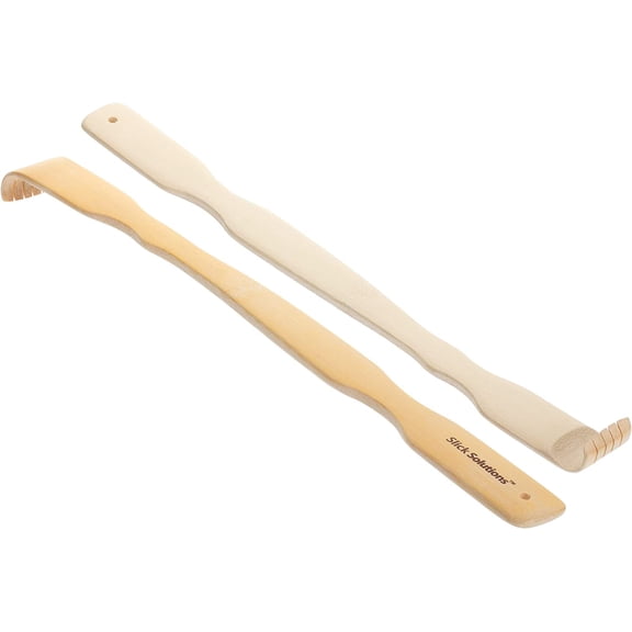 Back Scratcher, 16.5”, 2 Pack, Wooden Back Scratcher Long Handle for Men and Women
