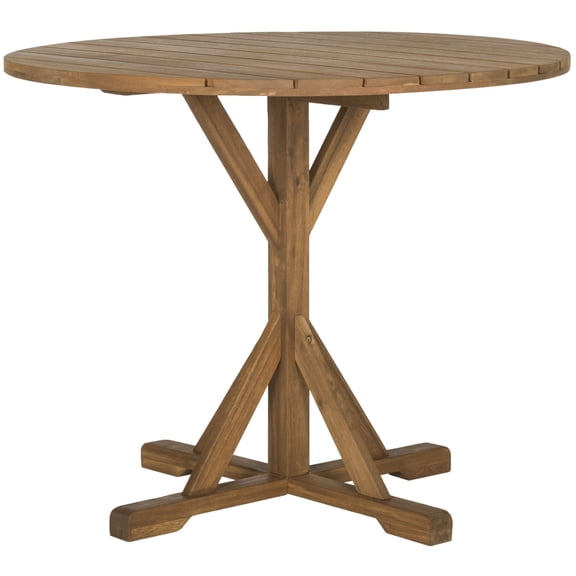 Safavieh Arcata Outdoor Patio Round Table - Natural