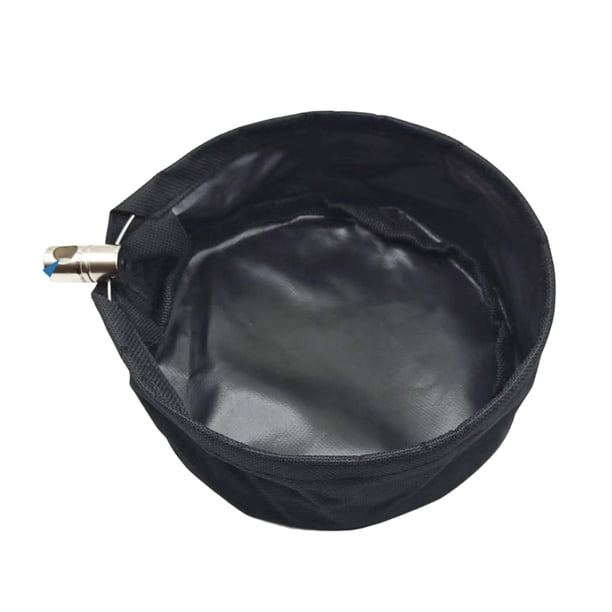 Apiladores de pelo de acero inoxidable y latón, equipo portátil para atar moscas, herramientas de pesca Bote de basura plegable