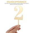 thumbnail image 5 of LOLIPPYY 20 Pcs Birthday Cake Topper Acrylic Gold Families Birthday Celebration, 5 of 8